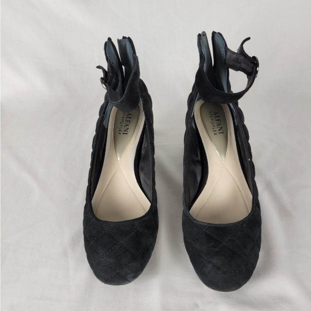 Alfani black chunky heel